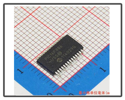 PIC16F886-I/SS 16F886 PIC16F886 28Pin, Enhanced Flash-Based 8-Bit CMOS Microcontrollers SSOP28